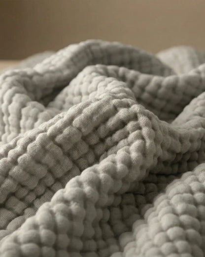 Muslinfilten – 100 % bomullsmuslin – Grå