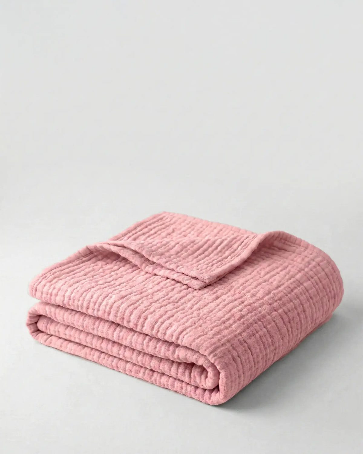 Muslinfilten – 100 % bomullsmuslin – Aprikosrosa